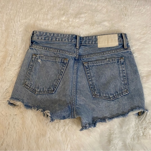 GRLFRND Women’s Helena High Rise Cut Off Short in Newport Size 26 - Picture 2 of 9